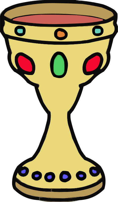 A goblet or chalice