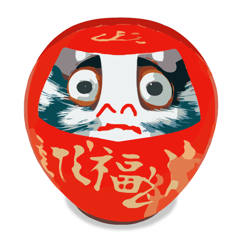 Abstract Daruma