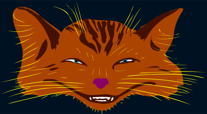 Yellow Tiger Cat(four legs) - Openclipart