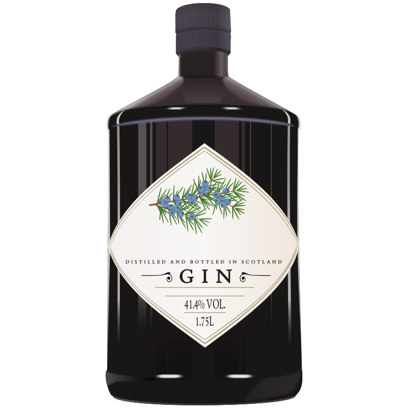 Gin bottle