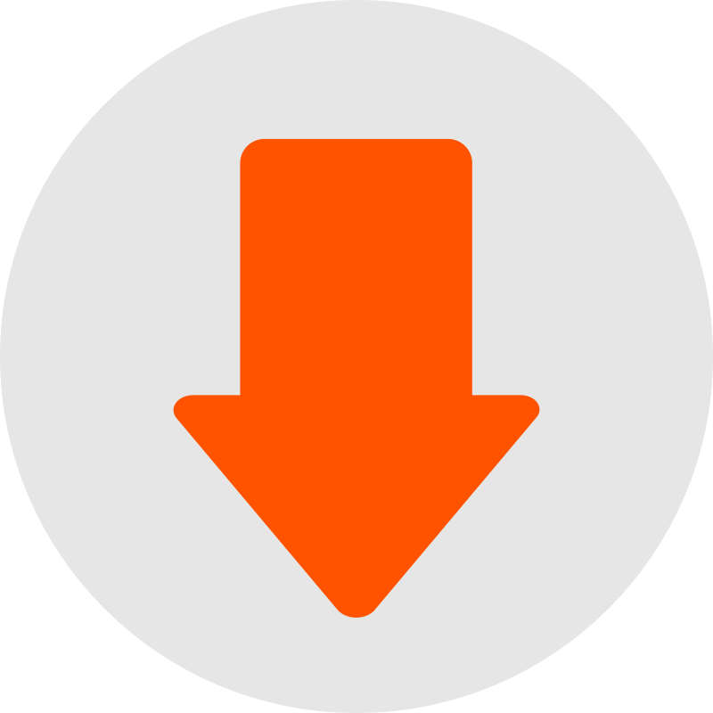 Orange Down Arrow