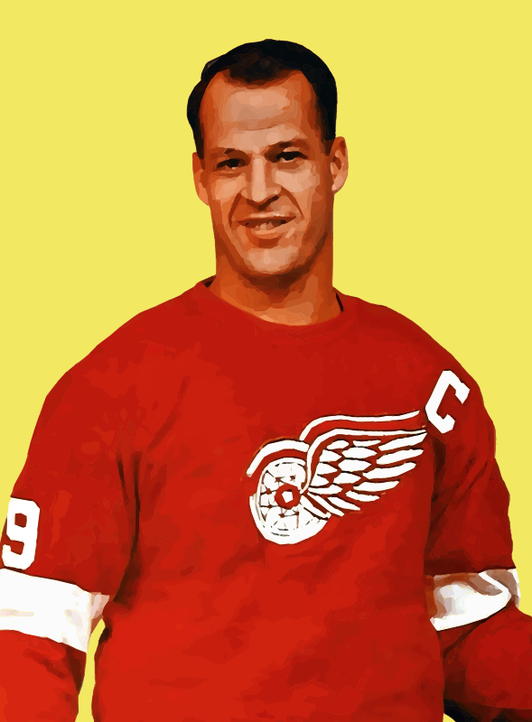 Gordie Howe - Openclipart