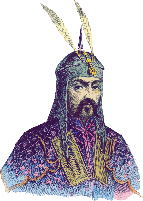 Old Depiction of Genghis Khan