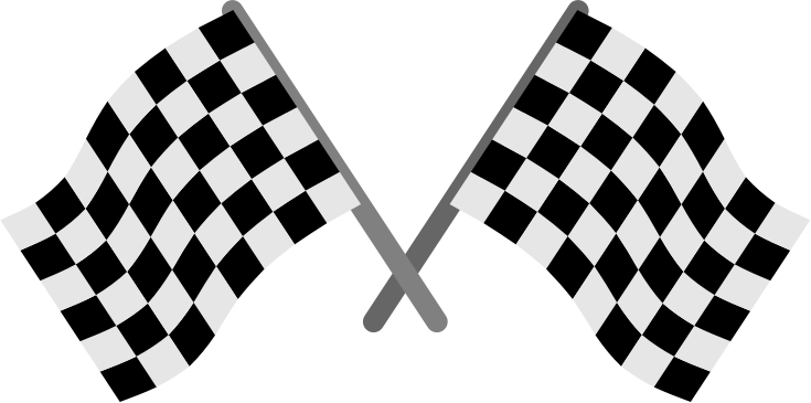 checkered race flags