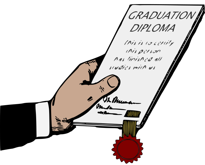 Diploma in Hand - Colour Remix