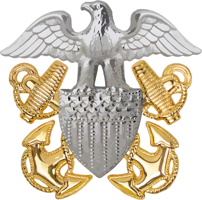 U.S. Navy Officer Cap Insignia (version 2)