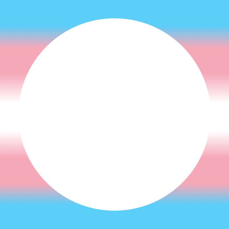 Transgender gradient round frame