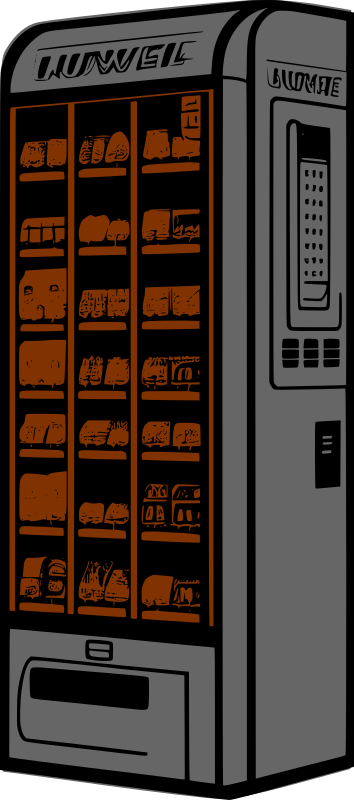 Vending machine in colour