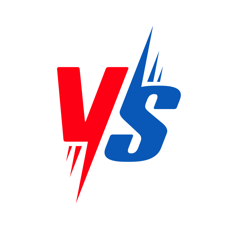 Versus pictogram no background