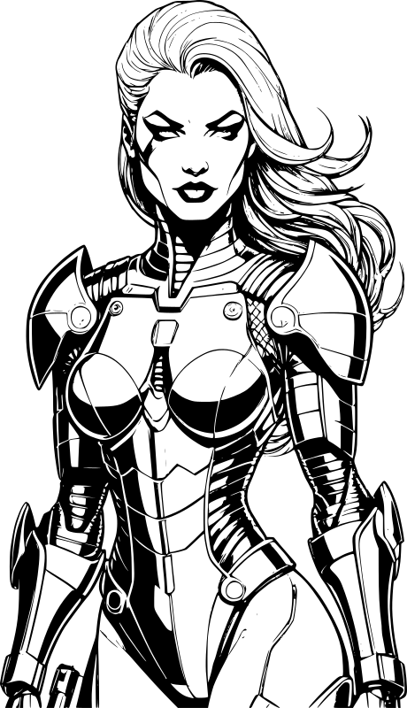 Cyborg woman