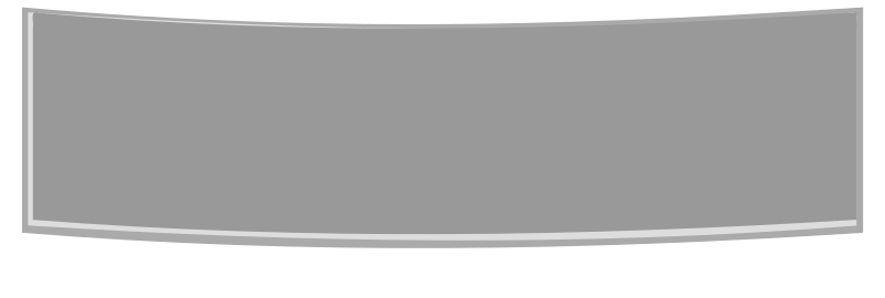 Gray curved banner