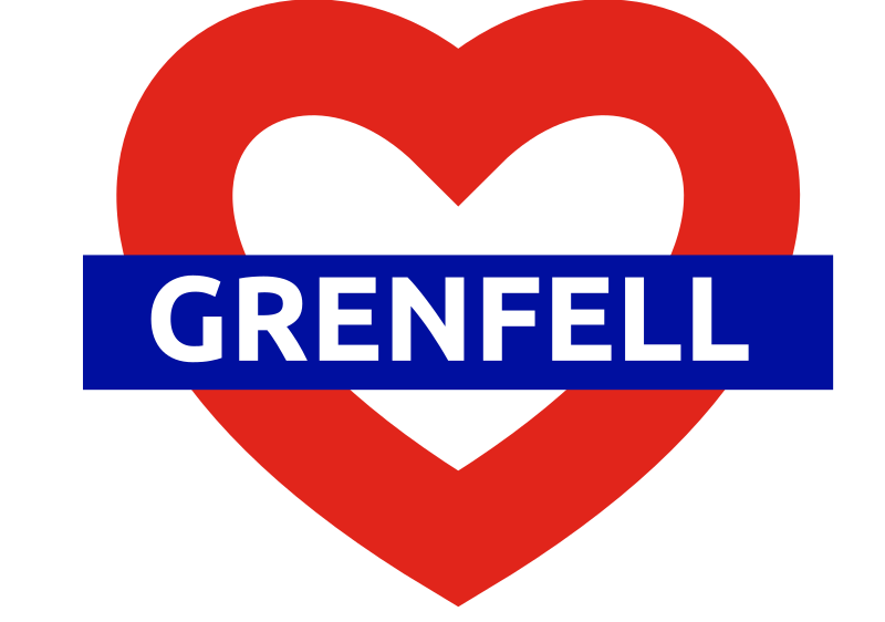 Grenfell heart underground tube