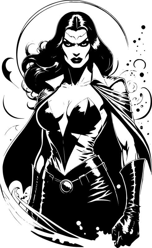 Comic book villain woman