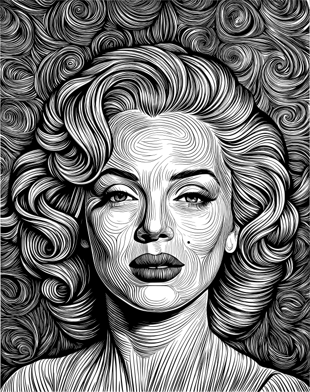 AL Generated Marilyn Monroe 3