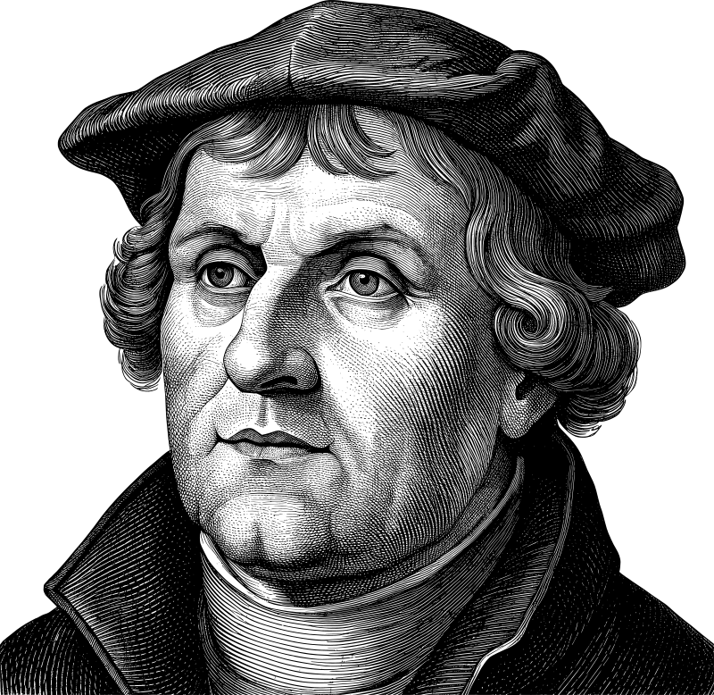 AL Generated Martin Luther Portrait