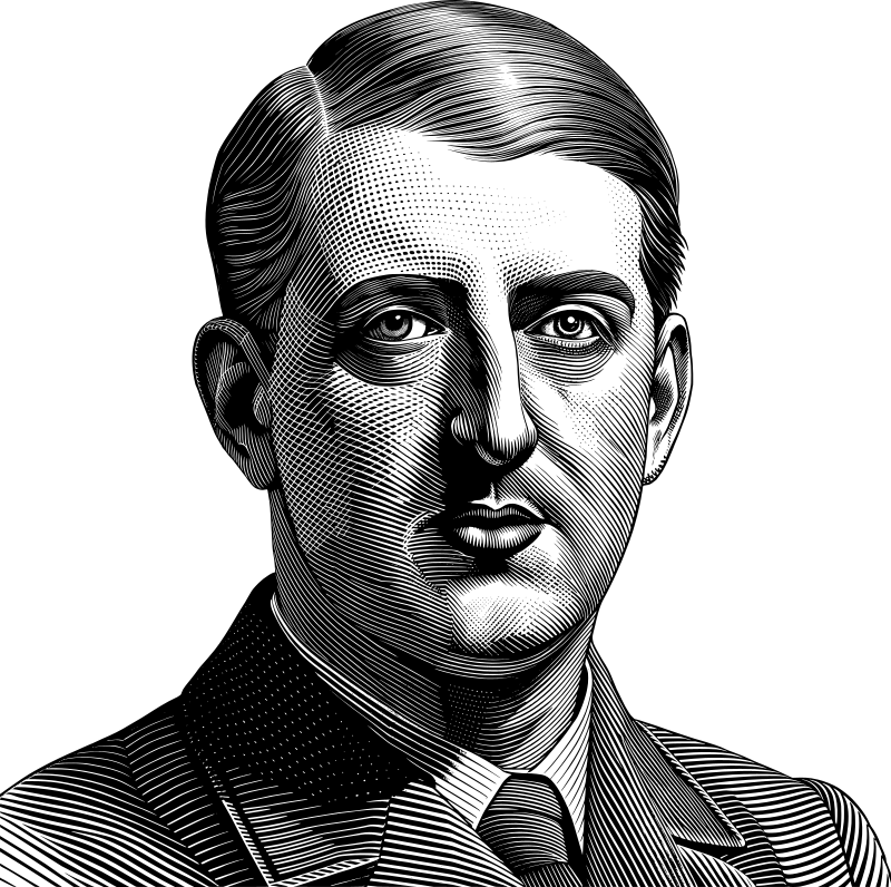 AL Generated Charles De Gaulle Portrait 2