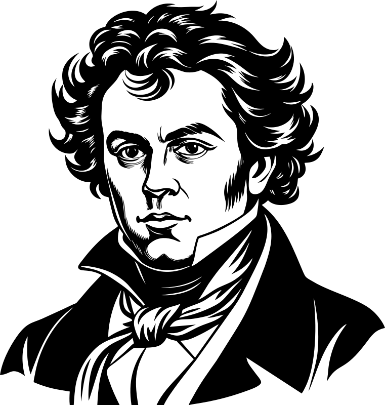 AL Generated Franz Peter Schubert Portrait