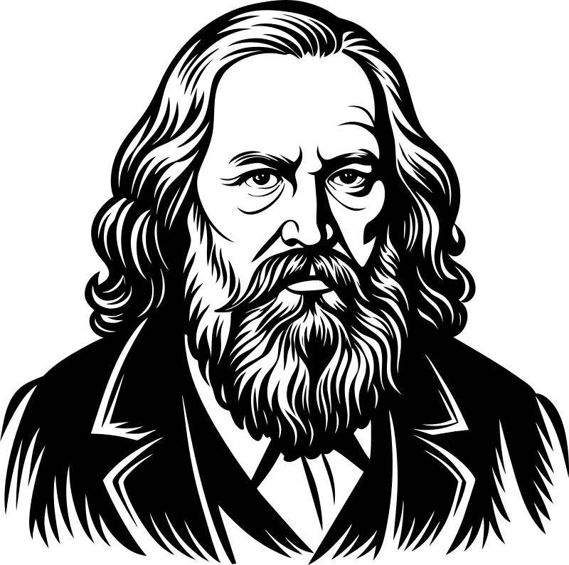 AL Generated Dmitri Mendeleev Portrait