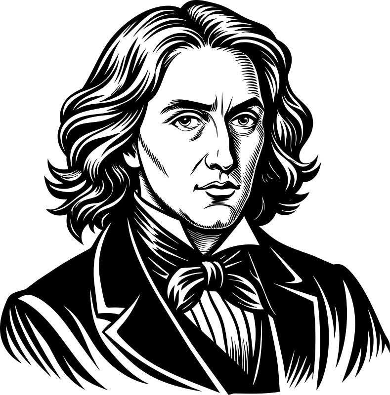 AL Generated Franz Liszt Portrait