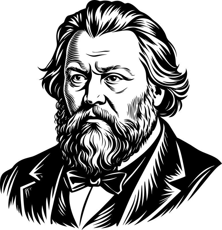 AL Generated Johannes Brahms Portrait