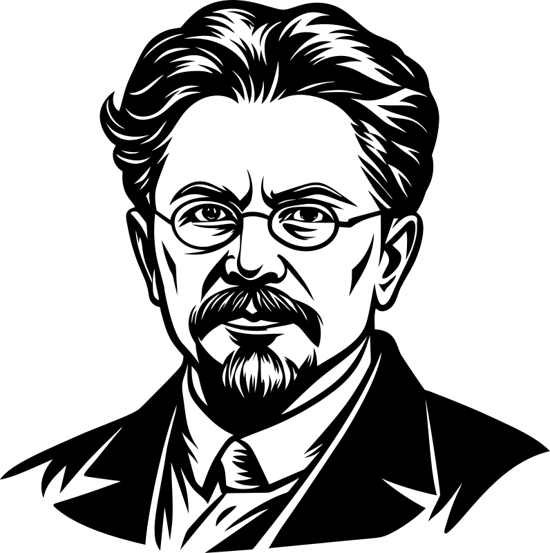 AL Generated Leon Trotsky Portrait 2