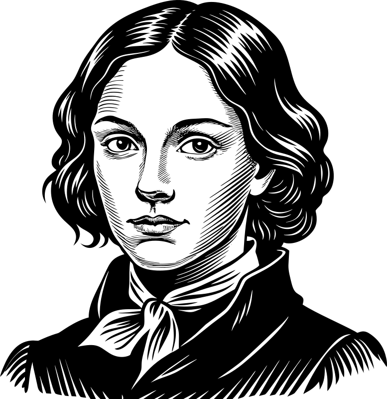 AL Generated Charlotte Bronte Portrait