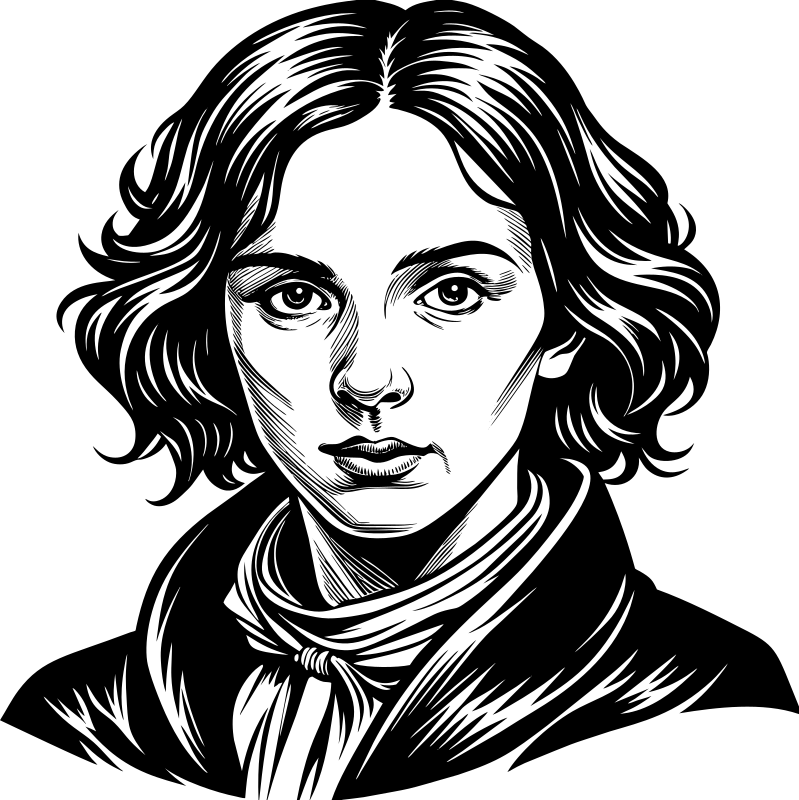 AL Generated Emily Bronte Portrait