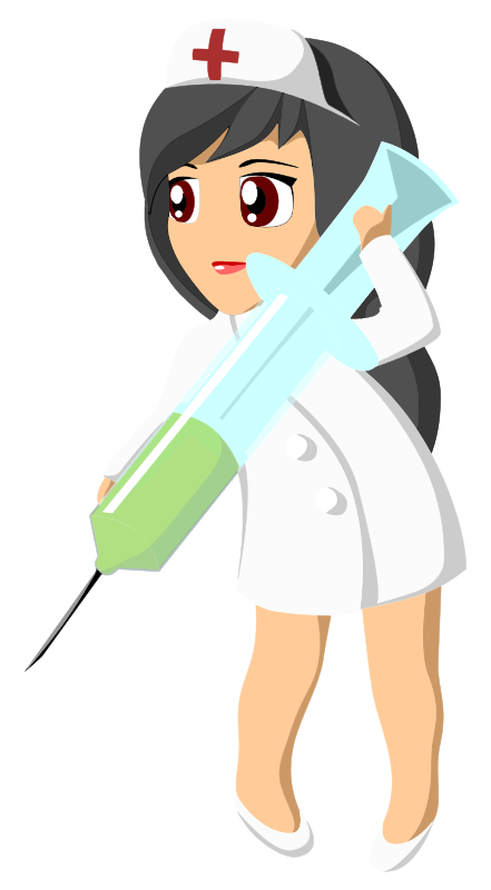 Nurse With Giant Syringe - Remix