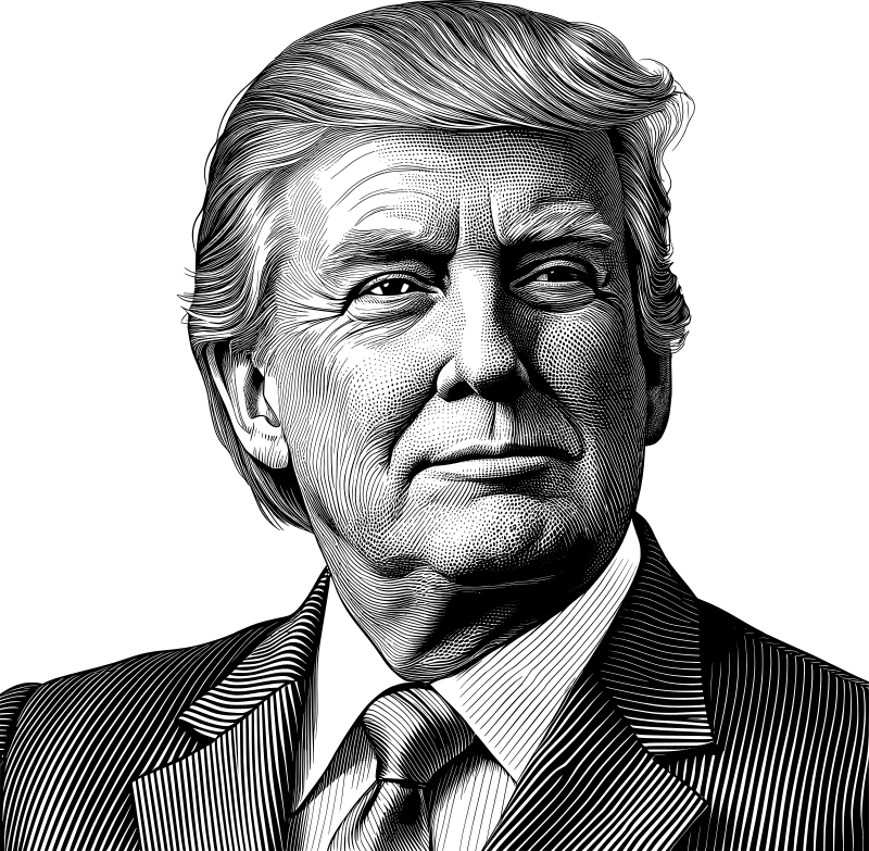 AL Generated Donald Trump Portrait 2