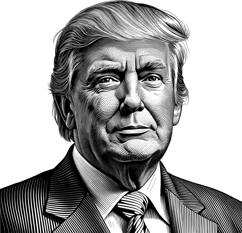 AL Generated Donald Trump Portrait 3