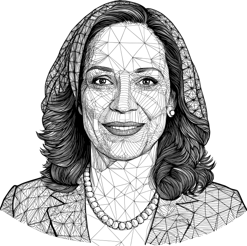 AL Generated Kamala Harris Portrait 3