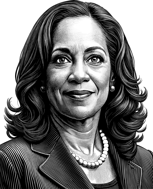 AL Generated Kamala Harris Portrait 2