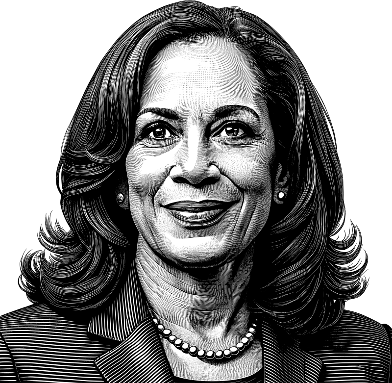 AL Generated Kamala Harris Portrait