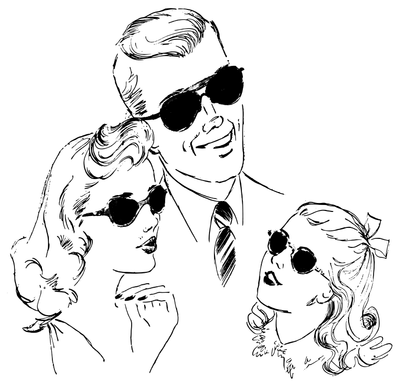 Retro Sunglasses Family