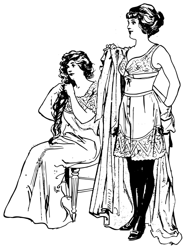 Two Ladies in PJs