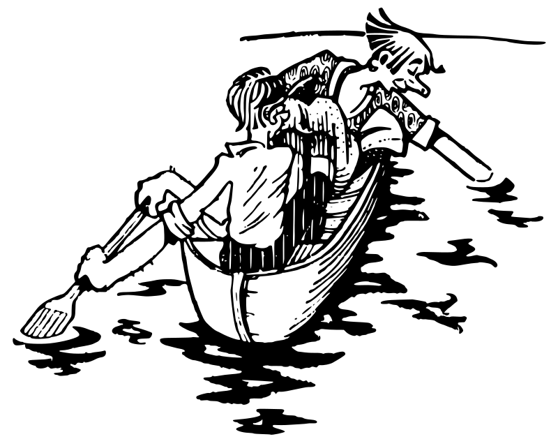 Couple in a Rowboat