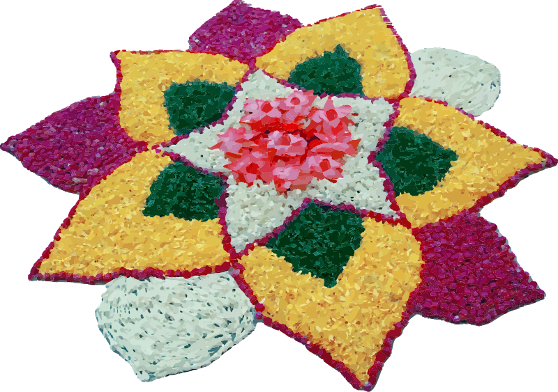 Flower Rangoli