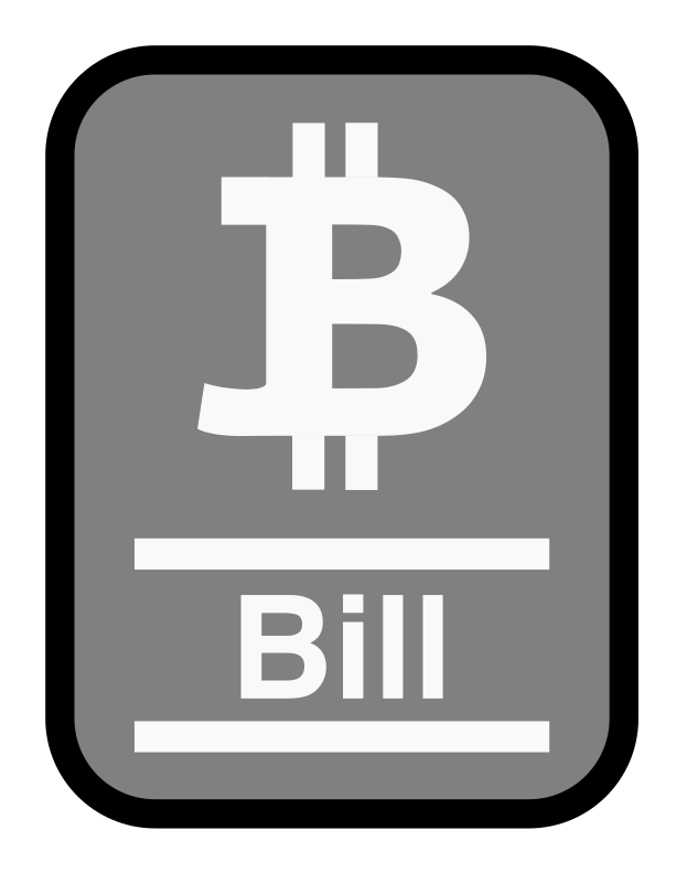 Bitcoin Bill Icon