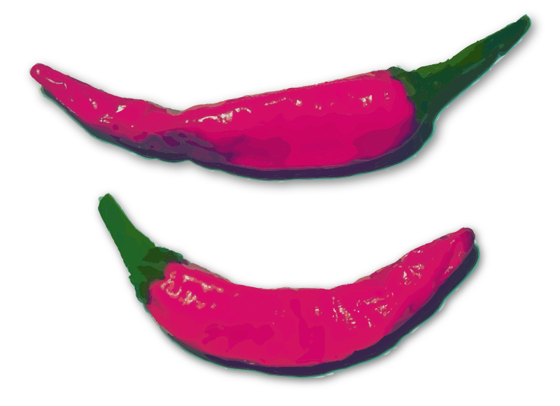 Two Hot Peppers