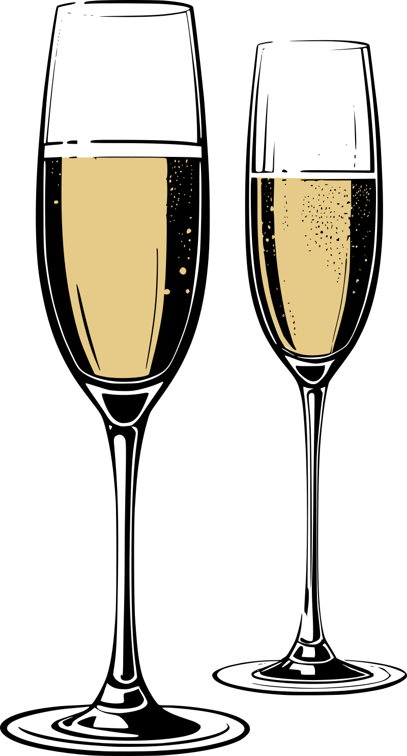 Champagne glasses