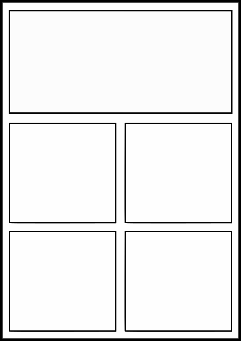 Comic template 3