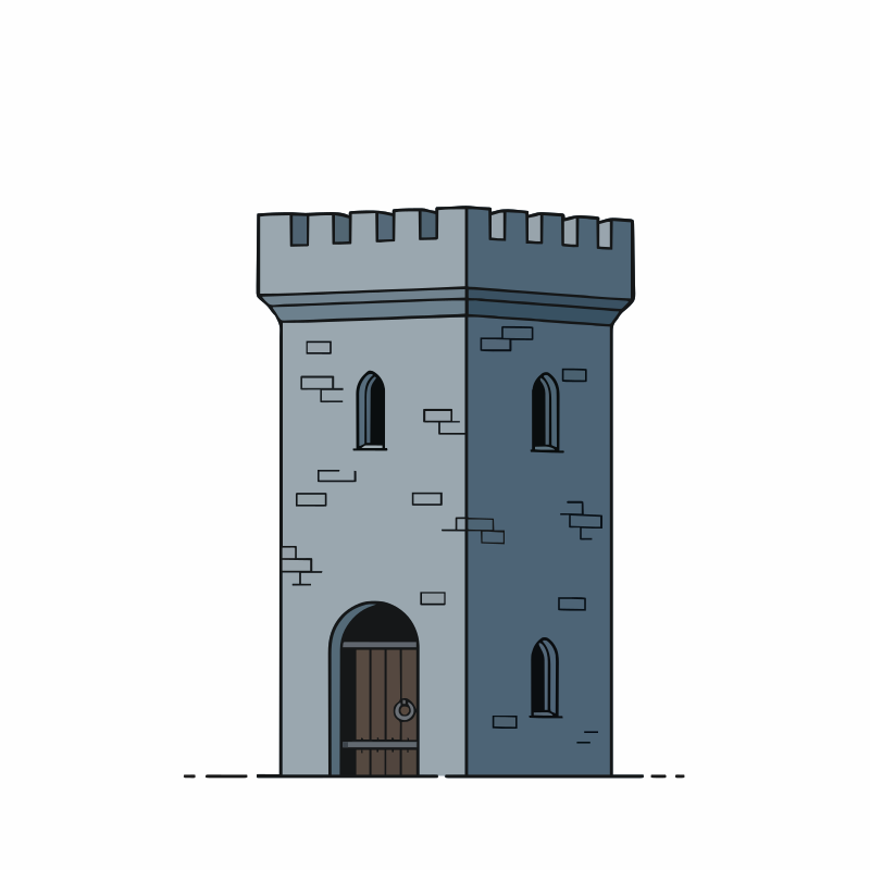 Minimalist Castle Tower