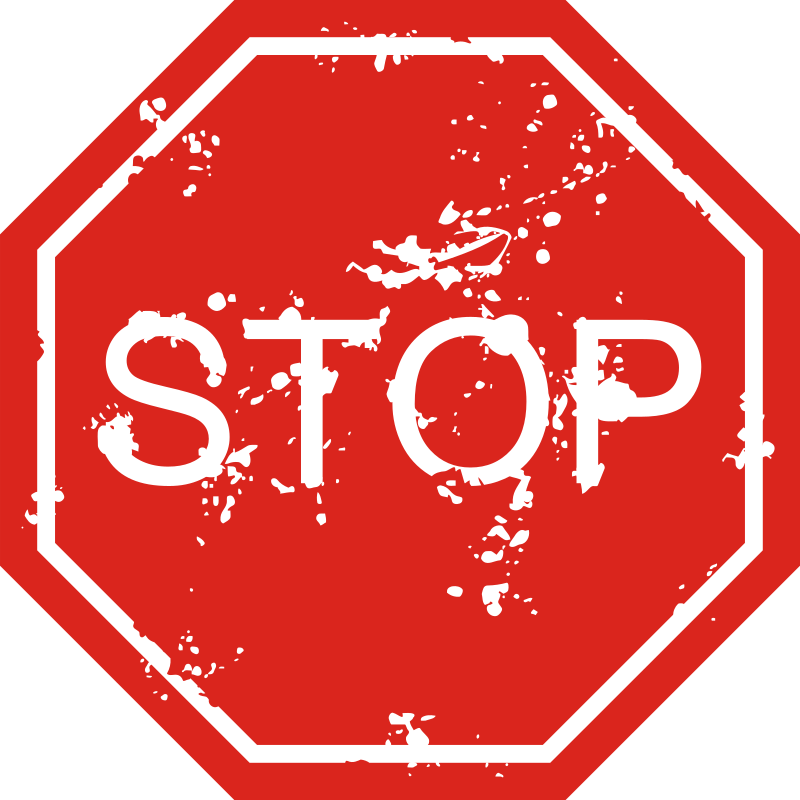 Grunge Stop Sign