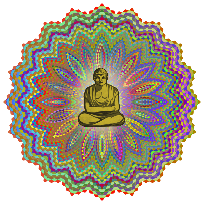 Golden Buddha Mandala