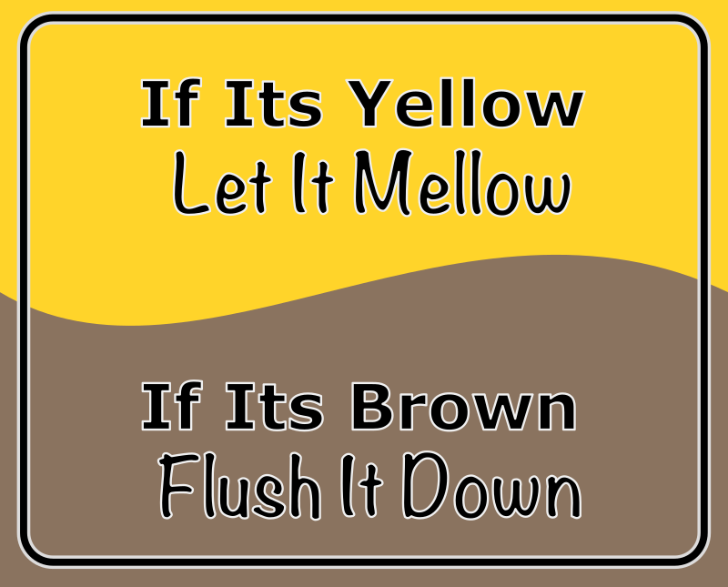 Yellow Brown Sign