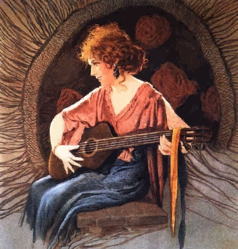 Lady with a Guitar