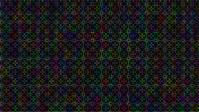 Seamless Pattern 413 Polyprismatic