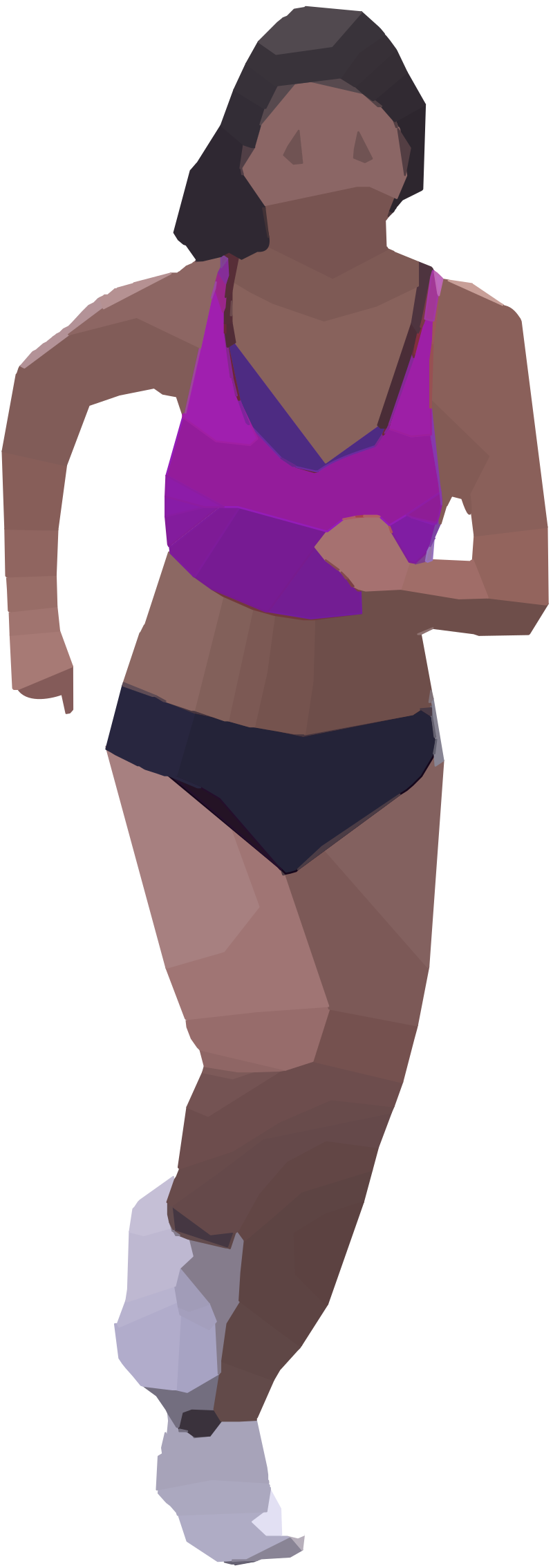 Running Lady