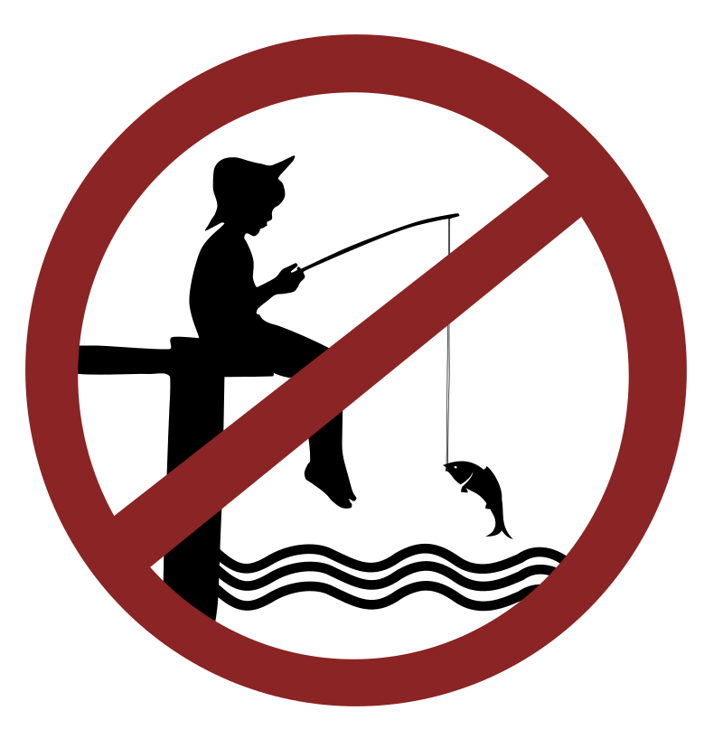 No Fishing Sign