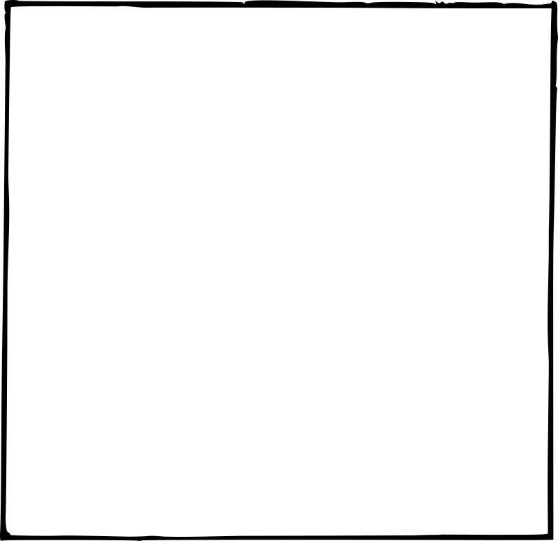 Cartoon Panel Box Frame